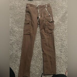 Brown cargo pants